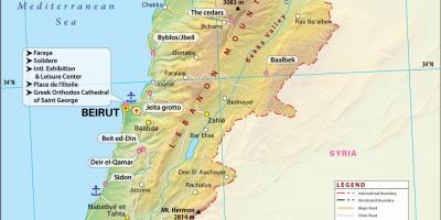 Mapa de l'antiga Líban